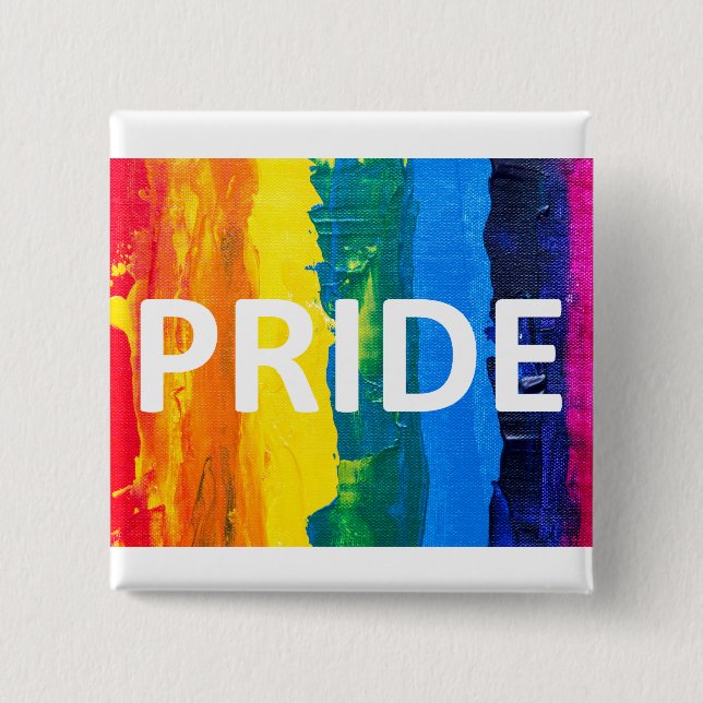 STOLZ LGBTQ BUTTON (Vorderseite)