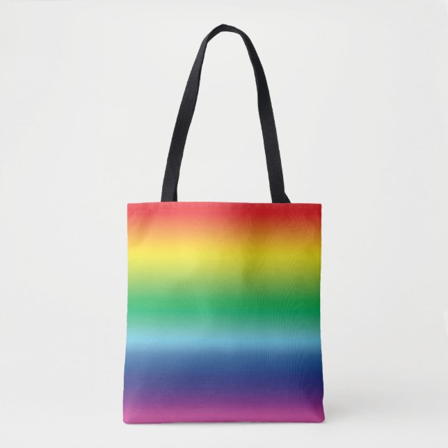Stolz lgbtq lgbt quee Gay Regenbogenfarben Tasche (Vorderseite)
