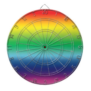 Stolz lgbtq lgbt Regenbogenfarben Schattierungen c Dartscheibe