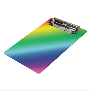 Stolz Lgbtq Longbt Regenbogenfarben Muster Mini Klemmbrett