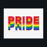 Stolz lgbtq quee Gay Regenbogen-Retrofarben Postkarte<br><div class="desc">Pride lgbt lgbtq que Gay Regenbogen Retrofarben Weiß Postkarte</div>