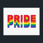 Stolz lgbtq quee Gay Regenbogen-Retrofarben Postkarte<br><div class="desc">Pride lgbt lgbtq que Gay Regenbogen Retrofarben Weiß Postkarte</div>