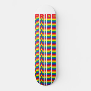 Stolz lgbtq quees Gay-Regenbogen-Retromuster Skateboard