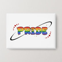 Stolz LGBTQ Regenbogen-Flagge Knopf