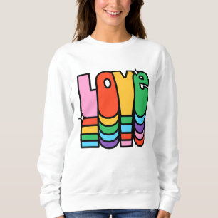 Stolz-Liebe Regenbogenfarbe. Liebe ist Liebe.      Sweatshirt