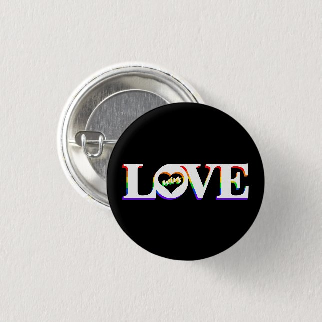 Stolz Liebe Siegt  Button (Vorne & Hinten)