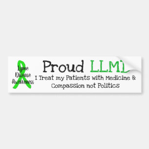 Stolz LLMD Lyme-Borreliose-Bewusstseins-Aufkleber Autoaufkleber