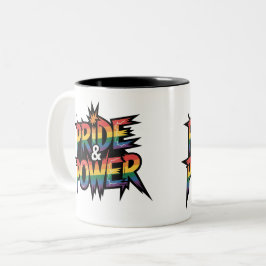 Stolz & Macht LGBTQ Zweifarbige Tasse
