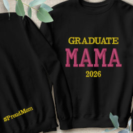 Stolz Mama eines Absolventen Besticktes Shirt