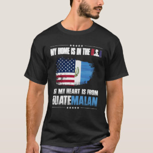 Stolz meine Zuhause ist in den USA, aber mein Herz T-Shirt