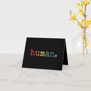 Stolz Mensch LGBT Regenbogen LGBTQ Gleichberechtig Karte