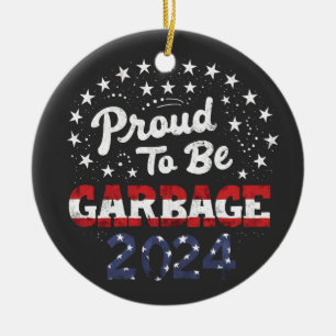 Stolz Müll Puerto Rico Latinos Für Trump Keramik Ornament