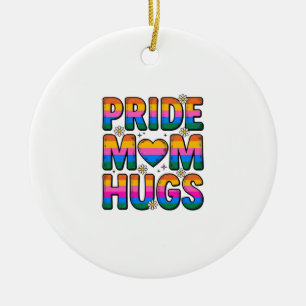 Stolz-Mutter-Umarmer Vintage-Regenbogen-Vektor-Des Keramik Ornament
