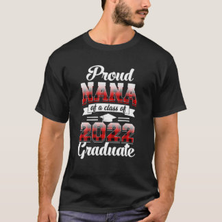 Stolz Nana einer Klasse von 2022 Graduate Red Kari T-Shirt