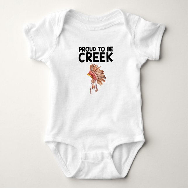 Stolz, Nebenfluss-Ureinwohner-Baby-Bodysuit zu Baby Strampler (Vorderseite)