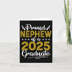 Stolz Nephew mit einer Cl von 2025 Graduate Senior Karte