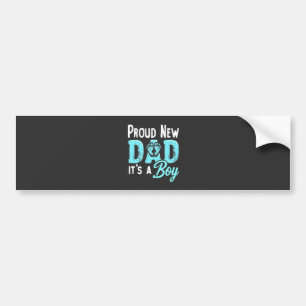 Stolz neuer Papa Es ist ein Vater für das weiblich Autoaufkleber
