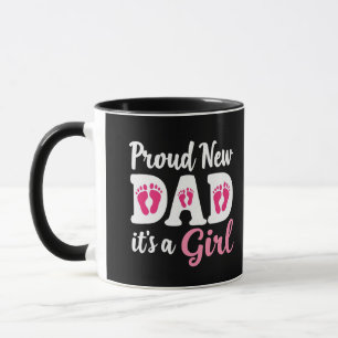 Stolz neuer Papa Es ist ein weiblicher Gender-Vate Tasse