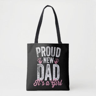 Stolz neuer Vater Es ist ein Mädchen Geschenke Vat Tasche