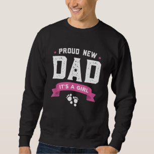 Stolz New Dad sein Niedliches Geschenk Baby Vater Sweatshirt
