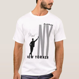 Stolz New Yorker individuell anpassbar T-Shirt