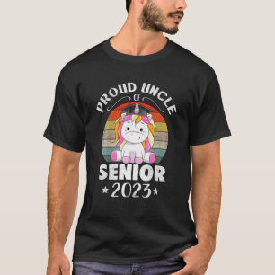 Stolz Onkel 2023 Abschluss Klasse 2023 Absolvent T-Shirt