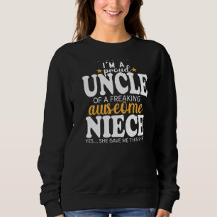 Stolz Onkel für Phantastische Nichte aus Nichte Sweatshirt