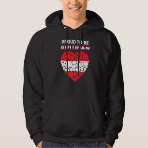 Stolz, Österreicher zu sein I Liebe Austria Flag Ö Hoodie