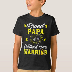 Stolz Papa eines Krebskriegers im Kindesalter T-Shirt