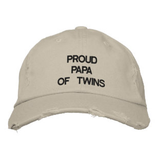 STOLZ PAPA VON TWINS HAT BESTICKTE BASEBALLKAPPE