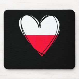 Stolz, polnisch zu sein, liebe Warschau Polen Flag Mousepad