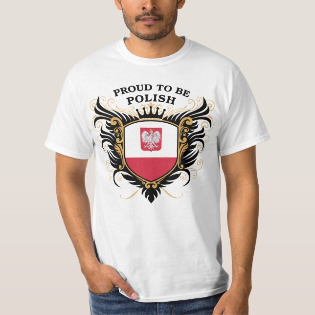 Stolz, polnisch zu sein T-Shirt (Vorderseite)