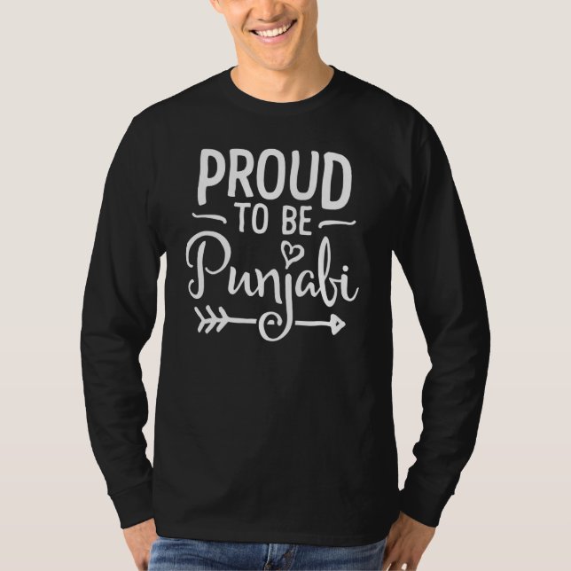 Stolz, Punjabi Indianerpunjab zu sein T-Shirt (Vorderseite)