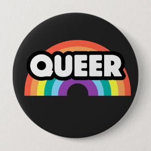 Stolz - Quee Regenbogen-Liebe ist Liebe. Button