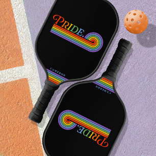 Stolz Regenbogen LGBTQ Benutzerdefinierter persönl Pickleball Schläger