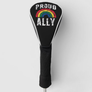 Stolz Regenbogen Stolzer Verbündeter Lesbischer St Golf Headcover