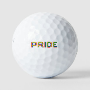 Stolz Regenbogenbriefe Golfball