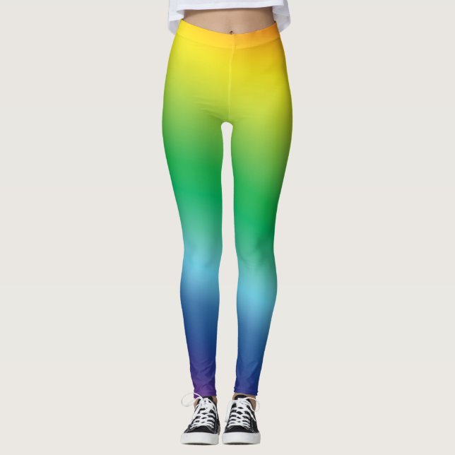 Stolz Regenbogenfarben lgbt lgbtq Leggings (Vorderseite)