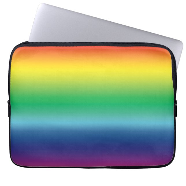Stolz Regenbogenflagge Laptopschutzhülle (Vorderseite)