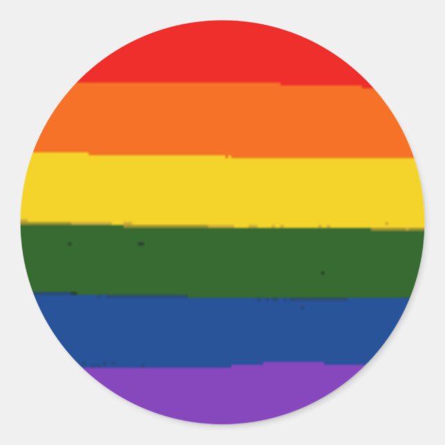 Stolz Runder Aufkleber (Vorderseite)