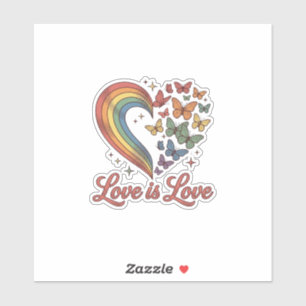 Stolz Schmetterling Herz Liebe Ist Liebe Shirt Des Aufkleber