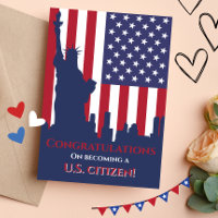 Stolz sei ein neuer amerikanischer Glückwunsch Bür