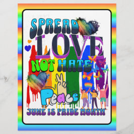 Stolz | Spread Liebe nicht hassen Flyer