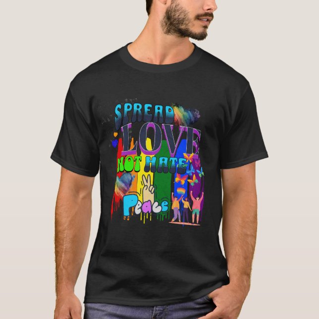 Stolz | Spread Liebe nicht hassen T-Shirt (Vorderseite)