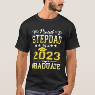 Stolz Stepdad von einem Graduate Vater Senior Gra T-Shirt