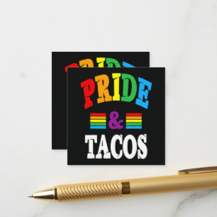 Stolz-Tacos Lgbt Lgbtq Schwul Begleitkarte