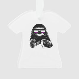 Stolz-Trägheits-asexuale Flaggen-Sonnenbrille Ornament