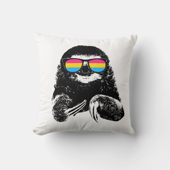 Stolz-Trägheits-Pansexual Flaggen-Sonnenbrille Kissen (Vorderseite)