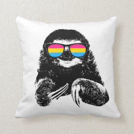 Stolz-Trägheits-Pansexual Flaggen-Sonnenbrille Kissen