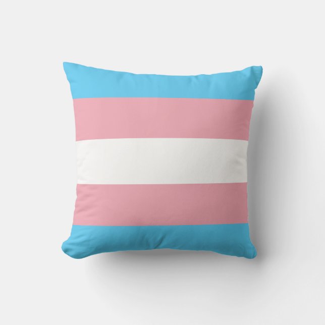 Stolz Trans Kissen (Vorderseite)
